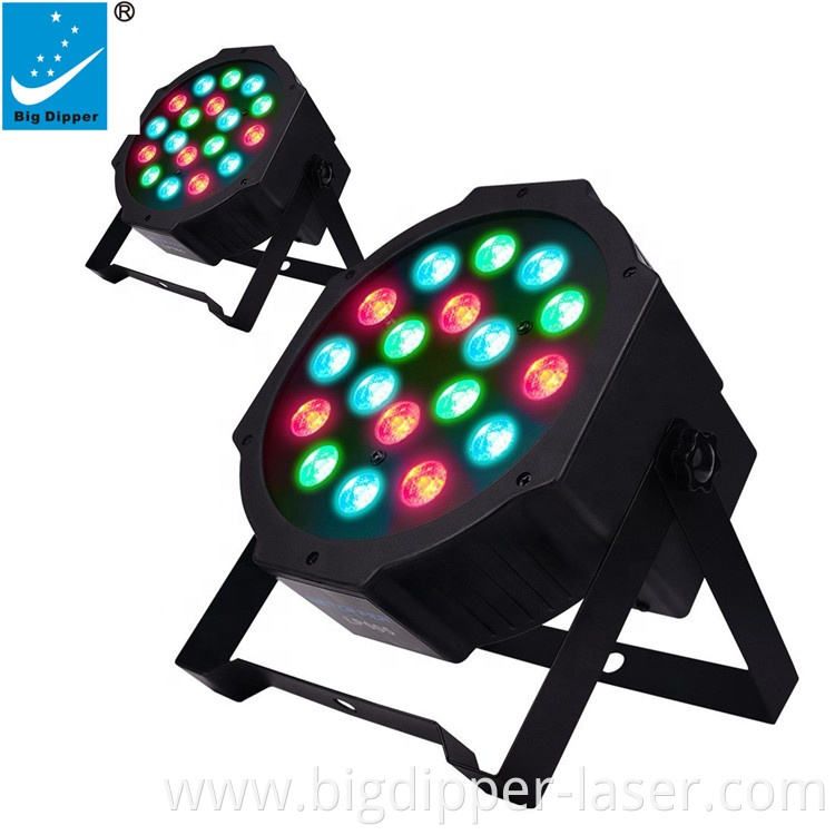 Mini led lights 18pcs 1w led par indoor led par can lighting dj